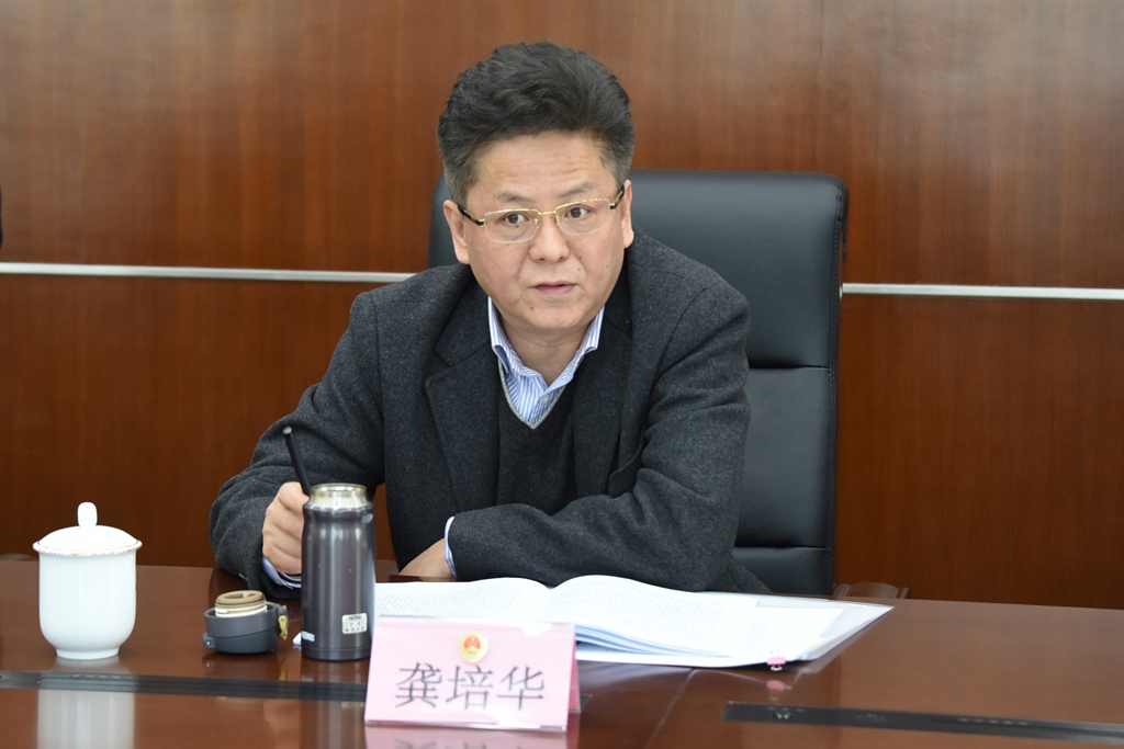 上海市人民检察院党组成员,副检察长龚培华讲话院党组书记,检察长倪峰